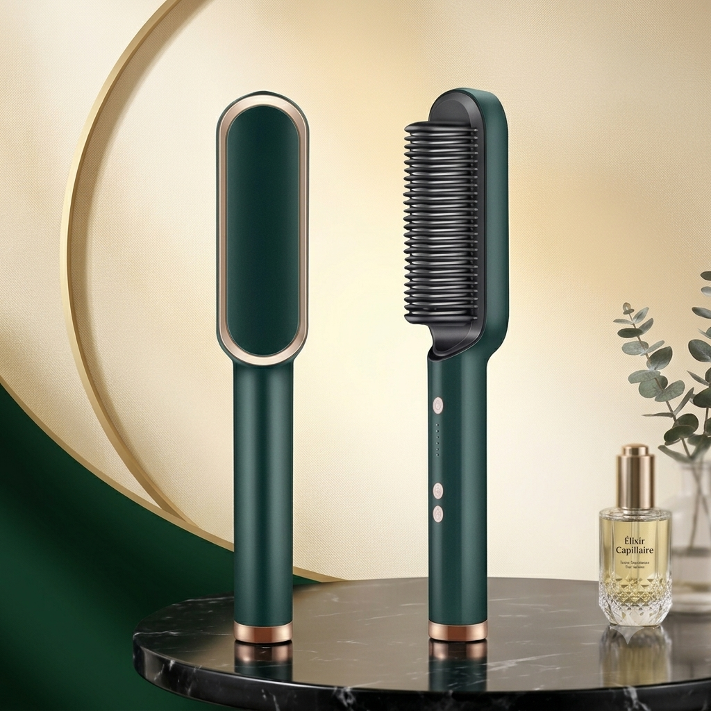 Hair Straightening Comb Electric Hot Brush
